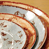 Тарелка прямоугольная плоская RAK Porcelain Peppery 33,5*18 см, красный цвет фото