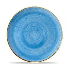 Тарелка мелкая круглая Churchill Stonecast Cornflower Blue SCFSEV101 26 см в Санкт-Петербурге фото