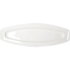 Блюдо овальное Kunstwerk фарфор ,H=18,L=485,B=165мм белый (03020734) в Санкт-Петербурге, фото 1