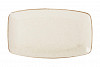 Тарелка прямоугольная Porland 31*18 см фарфор цвет бежевый Seasons (118331) фото