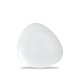 Тарелка мелкая треугольная без борта Churchill 19,2см, Vellum, цвет White полуматовый WHVMTR71