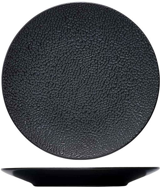 Тарелка мелкая Cosy&Trendy d 21,5 см, CANDY BLACK (7463022) фото