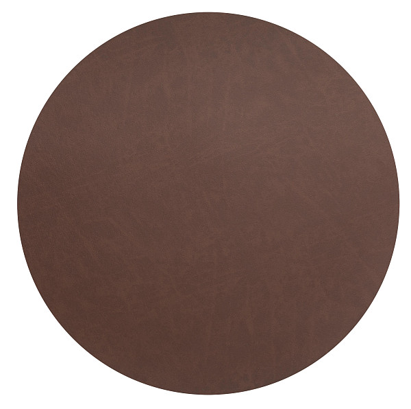Салфетка подстановочная (плейсмат) Lacor d 40 см, декор brown / коричневый фото