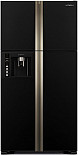 Холодильник Hitachi R-W722FPU1X GBK черное стекло