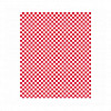 Упаковочная бумага Garcia de Pou Красно-белая клетка, 28*34 см, 1000 шт/уп, жиростойкий пергамент фото