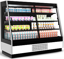 Холодильная горка Полюс F16-08 VV 1,9-1 STANDARD фронт X1 (версия 2.0) (9006-9005) в Санкт-Петербурге, фото 2