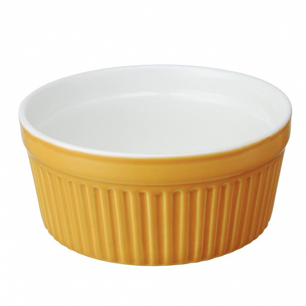 Чашка для подачи P.L. Proff Cuisine Крем-Карамель Рамекин 400 мл 12 см оранжевая фото