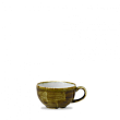 Чашка Cappuccino Churchill Stonecast Plume Olive PLGRCB201