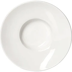 Тарелка для пасты с широким бортом Kunstwerk фарфор 80мл D=160/65,H=35мм белый (03010164) в Санкт-Петербурге, фото