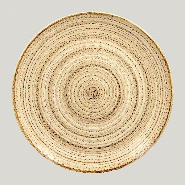 Тарелка плоская RAK Porcelain Twirl Beach 15 см фото