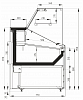 Холодильная витрина Полюс GС75 VM 1,2-1 (динамика) 9006-9003 (Colore) фото