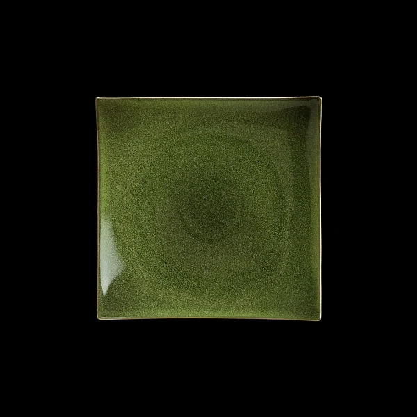 Тарелка квадратная Corone 8'' 200мм, зеленый Cocorita фото
