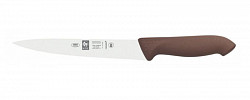 Нож для мяса Icel 20см, коричневый HORECA PRIME 28900.HR14000.200 в Санкт-Петербурге, фото