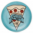 Тарелка для пиццы 26см Oxford цвет голубой J02B-6802