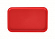 Поднос столовый из полистирола Luxstahl 530х330 мм красный
