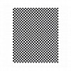 Упаковочная бумага Garcia de Pou Черно-белая клетка, 28*34 см, 1000 шт/уп, жиростойкий пергамент фото