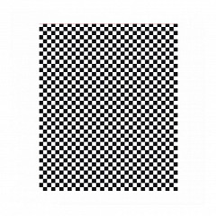 Упаковочная бумага Garcia de Pou Черно-белая клетка, 28*34 см, 1000 шт/уп, жиростойкий пергамент в Москве , фото