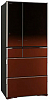 Холодильник Hitachi R-G 690 GU XT Темно-коричневый кристалл фото