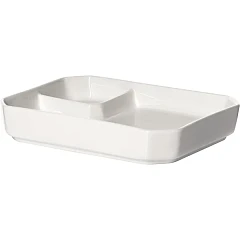 Менажница Kunstwerk фарфор ,H=35,L=190,B=140мм белый (03020775) в Санкт-Петербурге, фото