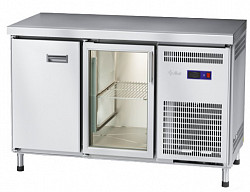 Холодильный стол Abat СХС-60-01-СО охлаждаемая столешница без борта (дверь-стекло, дверь) в Санкт-Петербурге, фото
