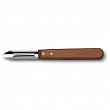 Нож для чистки овощей (овощечистка) Victorinox дерев. ручка