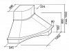 Угловая вытяжка Falmec Mimosa Spat Angolo фото