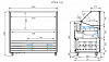 Витрина для мороженого Полюс IC72 SL 1,3-1 брендирование фронтальной панели фото