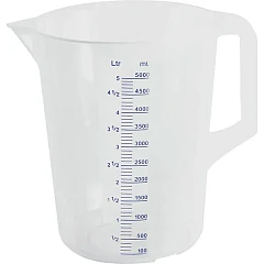 Кувшин мерный Paderno полипроп. 5л D=20,5,H=27см прозр. (47606-50) в Санкт-Петербурге, фото