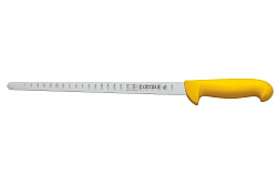 Нож для тонкой нарезки Comas 28 см, L 40 см, нерж. сталь / полипропилен, цвет ручки желтый, Carbon (10126) в Санкт-Петербурге фото
