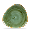 Тарелка мелкая треугольная Churchill Stonecast Samphire Green SSGSTR71 19,2см, без борта фото