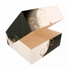 Коробка для торта Garcia de Pou 28*28*10 см, белая, картон 275 г/см2 в Санкт-Петербурге фото
