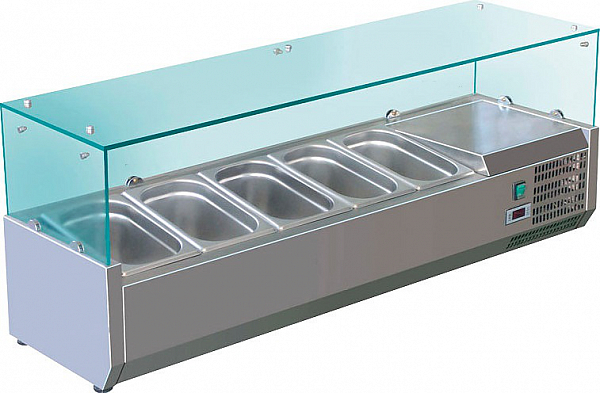 Холодильная витрина для ингредиентов Koreco VRX955/380 фото