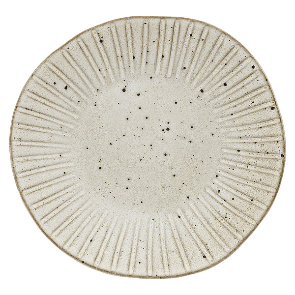 Тарелка Style Point Stone d 28,5 см, цвет белый, Q Authentic (QU12334) фото