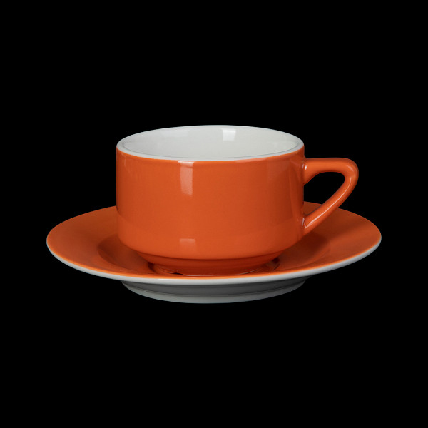 Чайная пара Corone 250мл, оранжевый Gusto фото