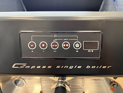 Рожковая кофемашина Fiamma Compass 1 SE TC Black, фото 6