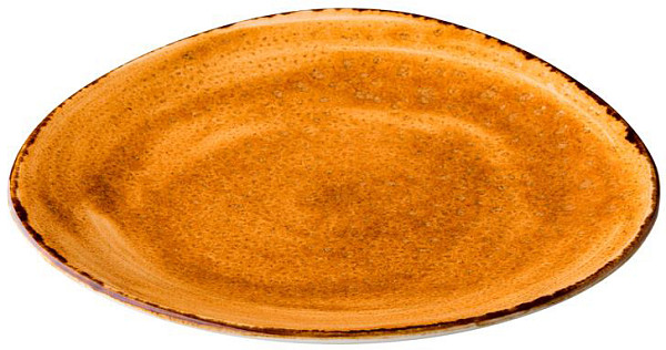 Тарелка треугольная Style Point Jersey Orange 21 см, цвет оранжевый (QU94005) фото