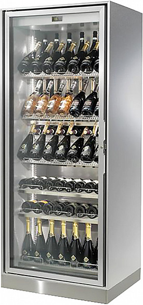Монотемпературный винный шкаф Enofrigo ENOGALAX H2000 GM5C1V АЛЮМИН.САТИНИР. фото