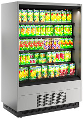 Холодильная горка Полюс FC20-07 VM 1,3-2 0300 бок металл (9006-9005) в Санкт-Петербурге, фото