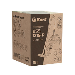 Пылесос для сухой и влажной уборки Bort BSS-1215-P в Санкт-Петербурге, фото 7