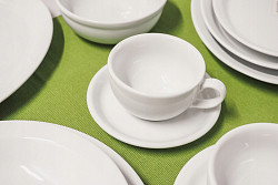 Блюдце Lubiana Америка фарфор D=110/37,H=15мм белый (0171) 0490, 0170 в Санкт-Петербурге, фото 2