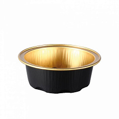 Форма для выпекания Garcia de Pou 50 мл, 7,1 см, 100 шт, алюминий, черный/золотой, без крышки в Санкт-Петербурге фото