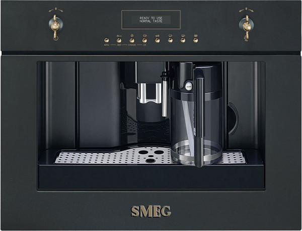 Автоматическая встраиваемая кофемашина Smeg CMS8451A фото
