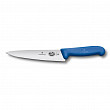 Универсальный нож Victorinox Fibrox 19 см, ручка фиброкс синяя