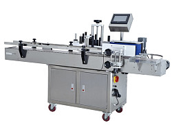 Автоматический этикетировщик для круглой тары Hualian Machinery HLMT-200D в Санкт-Петербурге, фото