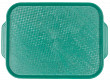 Поднос столовый из полистирола Restola 450х355 мм зеленый