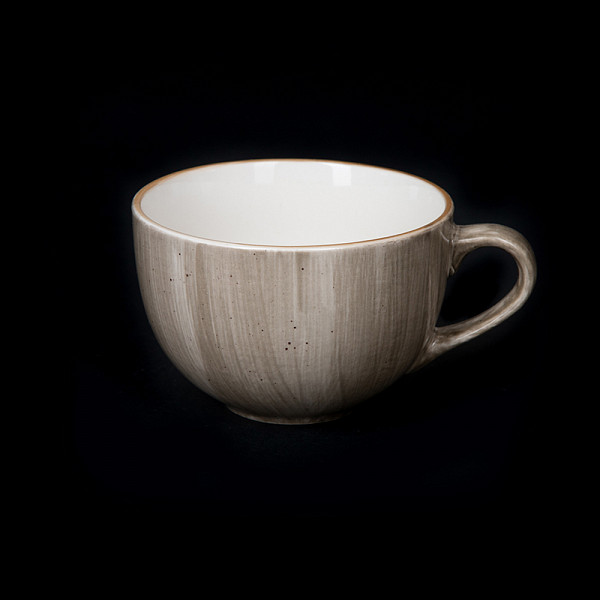 Чашка чайная Corone Natura 250мл, серо-коричневый фото