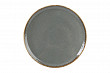 Тарелка для пиццы  20 см фарфор цвет темно-серый Seasons (162920)