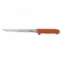 Нож филейный P.L. Proff Cuisine PRO-Line 20 см, коричневая ручка в Санкт-Петербурге фото
