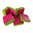 Коробка для кондитерских изделий Garcia de Pou 23*23*5 см, фуксия-зеленый, картон
