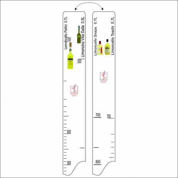 Барная линейка P.L. Proff Cuisine Lemoncello Pallini, Snaps, Toschi (0.7 л) Villa Dalla (0.5 л) фото